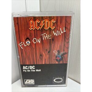 AC/DC - FLY ON THE WALL Atlantic Records CASSETTE TAPE- TESTED